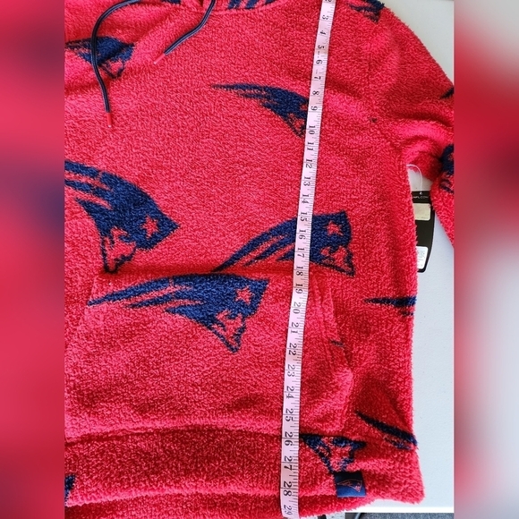 NWT NFL Team Apparel New England Patriots Women's Fleece Hoodie Sz M. - Picture 7 of 7